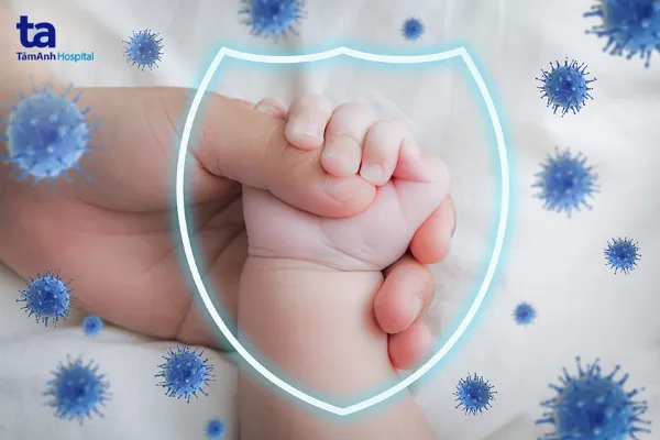 cung cấp kháng thể cho trẻ
